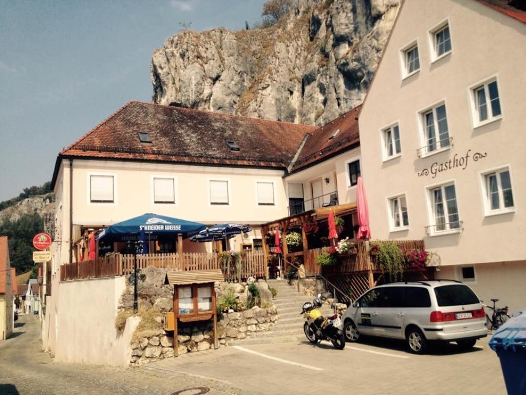 Gasthaus Felsenwastl Essing Esterno foto
